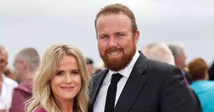 Shane lowry of ireland embraces his wife wendy honner on the 18th green after winning the abu dhabi golf championship, at the abu dhabi golf club on january 19, 2019. Shane Lowry Shane Lowry S Wife Shares Adorable Snap With Daughter Iris After Open Win Golf