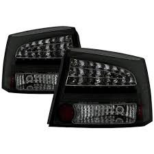 Spyder Auto Dodge Charger 06 08 Led Tail Lights Black Smoke 5084408 The Home Depot