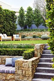 Tropical Garden Transformation Entertainer S Dream Photography By Natalie Hunflvay Design By Outdo Small Backyard Landscaping Tiered Landscape Sloped Garden