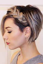 Romantic Braided Short Hairstyles Pixie Bob Shorthairstyles Shorthair Braidedhairstyle Popular Short Haircuts Braids For Short Hair Wedding Guest Hairstyles
