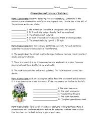 Observations And Inference Worksheet Inference Social Studies Worksheets School Worksheets