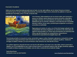 El Traductor Pescador De Palabras Si Los Hay Translation