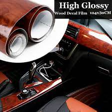 Auto folie klebefolie holzoptik autoaufkleber carbonfaseraufkleber. Auto Aufkleber Selbstklebend Diy Folie Holz Maserung Vinyl Innen Abdeckung Teile Eur 5 54 Picclick De