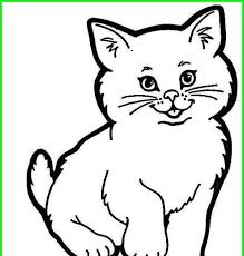 Gambar tersebut bisa anda download langsung, caranya silahkan. Sketsa Gambar Kucing Lucu