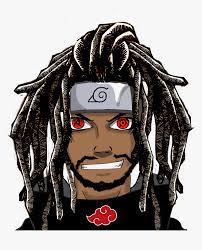 The image is png format with a clean transparent background. Black Anime Characters With Dreads Png Png Download Black Man Anime Dreads Transparent Png Kindpng