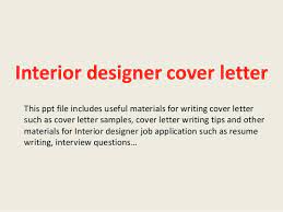 The style, layout design and elements used in this professional resume will help you stand out to any recruiters. Interior Designer Cover Letter