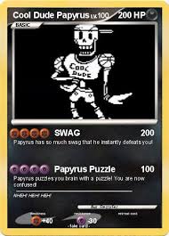 I made a simple abstract puzzle using cardboard and paint. Pokemon Cool Dude Papyrus