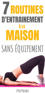 7 Routines D Exercices A La Maison Sans Equipement Entrainement Maison Gainage Ventre Et Exercices Abdos Fessiers