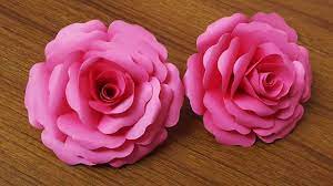 Rose Flower From Paper How To Make Paper Roses Diy Paper Flowers Paper Roses Diy Paper Roses Paper Flowers Diy