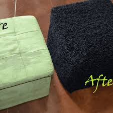 Generic faux fur stool ottoman footrest stool w/gold metal legs home decorative stool. How To Make An Easy Faux Fur Slipcover For A Storage Cube Ottoman Dengarden