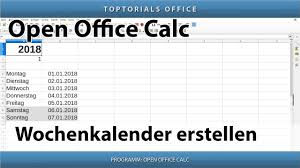 Damit der anwender die formeln apache open office ist die alternative zu microsoft. Kalender Datum Zeit Openoffice Calc Toptorials