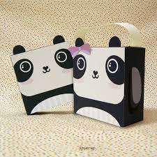cute panda giftbox printable pdf etsy panda gifts cute panda panda party