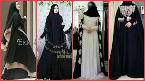 Fashionista.trending simple jet black abaya burka dubai dress collection.abaya design collections.hijab burkha.new arabic burqa design collections. Abaya Designs 2019 New Collection Dazzle Abaya