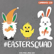 Download Easter Squad Svg Easter Bunny Chick And Gnome Svg Karimoos Free And Premium Svg Design Bundles