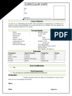 For example, the chronological cv, which is the most common of them all, is used to emphasise an applicant's employment history. Best Resume Format For Freshers