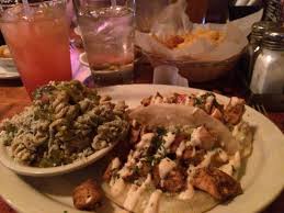 Catfish recipe fish curry recipe fish taco recipe grilled fish. Blackened Mahi Mahi Signature Tacos With Spicy Avacodo Pasta Salad Topped Off With A Margarita Picture Of Cabo Fish Taco Baja Seagrill Charlotte Tripadvisor