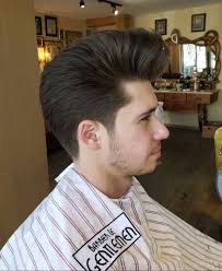 Proving that pomps can be big without a ton of product. Our bon ami Francis  Glazer used nothing but Reuzel Grooming Tonic to create this look; it's all  about the cut. Reuzel