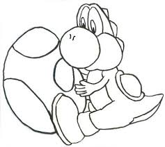Everyone in this world would love to see this picture, because it can make us comfortable and peaceful. Yoshi Coloring Pages N2 Free Image Download