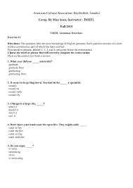 Click to see the top rated capsule and pod coffee machines on the uk market in 2021. Doc Toefl Grammar Exercises Compiled By Max Sean Instructor Tefl Tesol Max Sean Academia Edu
