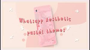 Mag) luego de ello, deberás dar clic en galería y busca la imagen del logo de whatsapp en rosado que descargaste. Pastel Pink Aesthetic Themes For Whatsapp Its Dakkiii Eng Esp Subs Youtube