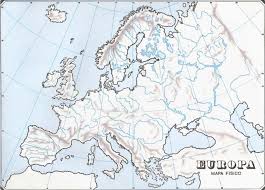 Mapa Europa Para Colorear