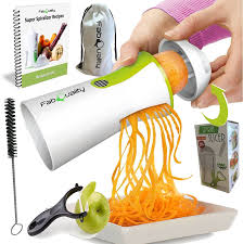 Fabquality Premium Vegetable Spiralizer Veggetti Spiral Slicer Complete Bundle Spiraliser Booklet Veget Spiralized Vegetables Spiral Slicer Vegetable Cutter