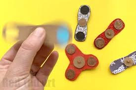 Where can you get fidgets? How To Make A Fidget Spinner Diy Red Ted Art Make Crafting With Kids Easy Fun