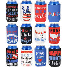 Do you love the new. America Beer Can Sleeves 12 Pack American Flag Coolers For Patriotic Party Favors 4th Of July Supplies Red White And Blue Walmart Com Walmart Com