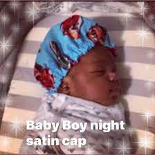 Boy Satin Night Cap All Sizes Shipped Everywhere Etsy Night Cap Baby Boy Hairstyles Satin Bonnet