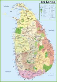 Tourist Map Of Sri Lanka Tourist Map Map Tourist