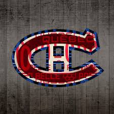 The montreal canadiens logo is one of the nhl logos and is an example of the sports industry logo from canada. Montreal Canadiens Hockey Team Retro Logo Vintage Recycled Quebec Canada License Plate Art Mixed Media By Design Turnpike