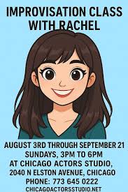 Improv with Rachel is coming back @followers @highlight Chicago Actors  Studio Larry Biela Edward Dennis Fogell
