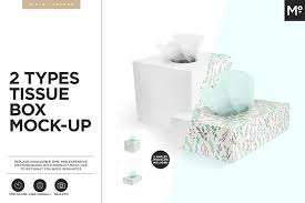 Download napkin box mockup graphic templates by wutip. 2 Types Tissue Box Mock Ups Creative Photoshop Templates Creative Market