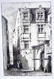 Poitiers Maison Gaillard Gravure Signee Octave De Rochebrune 1824 1900 S Izobrazheniyami