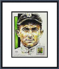 Ty Cobb Detroit Tigers Limited Edition Print by Michael Mellett