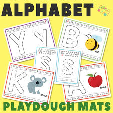 Try to avoid using this time to quiz your child on their knowledge ( i know it's hard not to ) instead label what they are doing. Alphabet Playdough Mats Itsybitsyfun Com