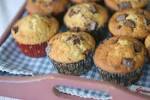 Bananmuffins med sjokolade Joker