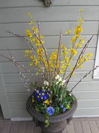 Spring Urn Spring Planter Spring Flowers Easter Flower Arrangements