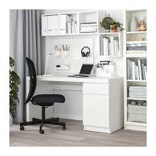Malm Desk White 140x65 Cm Ikea 140x65 Desk Ikea Malm White Home Office Design Ikea Malm Desk Home Office Decor