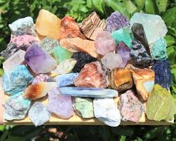 Crafters Collection Mixed Crystals Bulk Gemstones Natural Etsy In 2020 Crystals And Gemstones Hand Painted Rocks Raw Gemstones Crystals