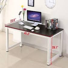 Wood Black Computer Desk Pc Laptop Table Workstation Study Home Office Furniture Home Office Furniture Best Home Office Desk Home Office Computer Desk