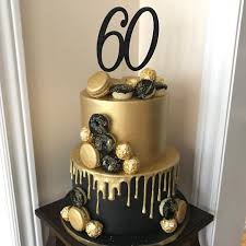 Birthday Black And Gold Cake Ideas Pin By Sostina Shuro On Birthday Cake For Me 60th Birthday Cakes 60th Birthday Cake For Men Birthday Cakes For Men