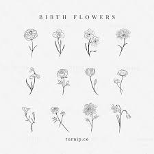 Black And White Lily Clipart Birth Flower Clipart Rose Iris Lily Clipart Birth Month Etsy In 2020 Birth Flower Tattoos Carnation Tattoo Birth Flowers