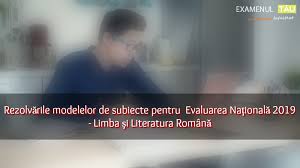 Repere teoretice, 40 de teste, broșură rezolvări complete instrument de lucru ghid complet de pregătire pentru evaluarea națională 2021 matematică instrumente de lucru extrem de bine gândite şi atractive, cele două. Rezolvari Modele Subiecte Evaluare Nationala 2019 Limba Romana