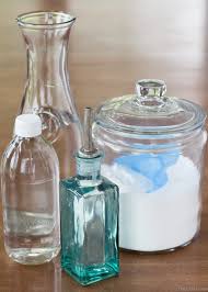 use baking soda and vinegar to clean
