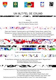 Azi am o noua melodie numita altfel de colind de iuliana beregoi. Un Alt Fel De Craciun Un Alt Fel De Colind Marti 10 Decembrie 2013 Cafe Text Bastion Din TimiÈoara