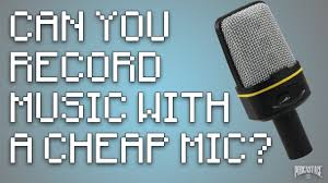 The audio quality is surprisingly good. Can You Record Music With A Cheap Mic Youtube