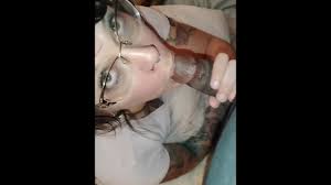 POV Sexy wife gives BBC hubby sloppy head and plays with his cum on her  tongue- Dante and AJ Phoenix