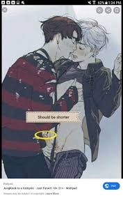 So i solved the problem by overlay the picture. Kookv Fanart Comic
