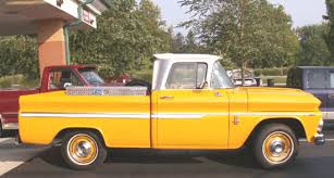 Image result for Contractors Yellow 1965 Truck